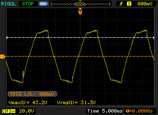 30V Rail With Fan Running